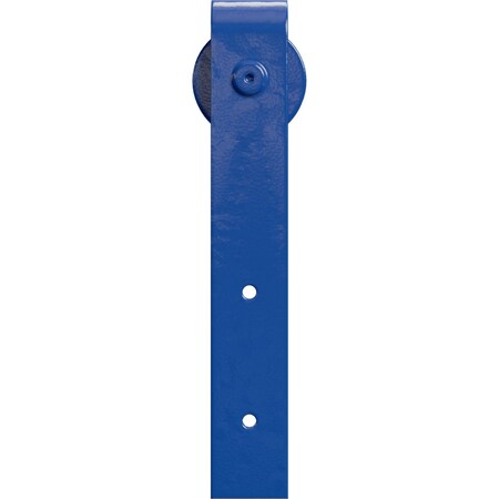 Ekena Millwork Premium J-Strap Roller Hanger w/ Bolts for Barn Door for 2 1/4" Doors, Blue Ribbon GB60015RBR